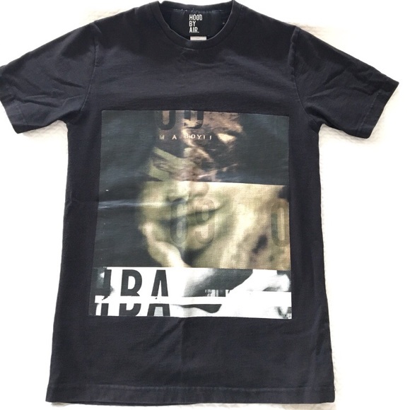 HBA LOGO LEATHER TEE - Picture 2 of 4